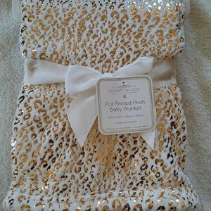 Manhattan Kids Foil Printed Plush Blanket NWT